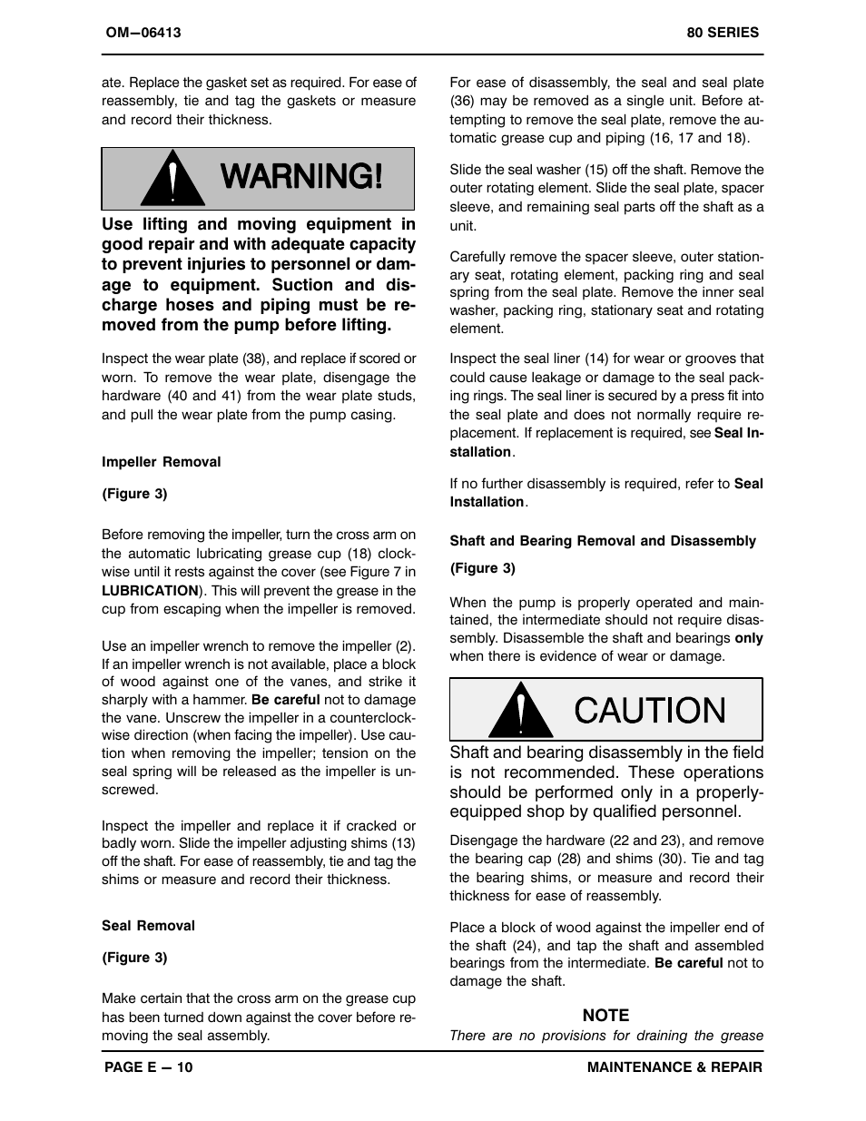 Gorman-Rupp Pumps 86A2-4024H 1535998 and up User Manual | Page 29 / 36