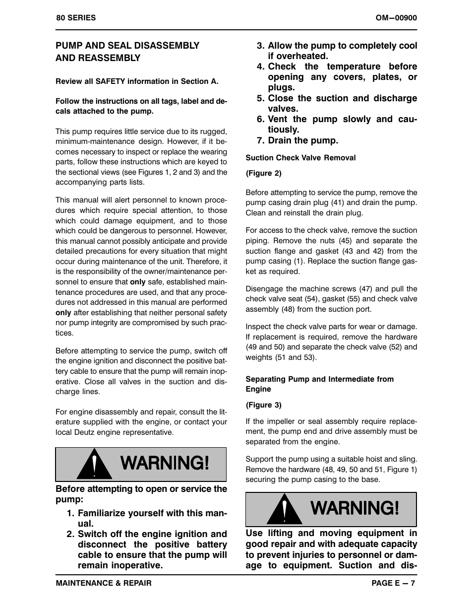 Gorman-Rupp Pumps 84A2-F3L 1348524 and up User Manual | Page 27 / 37