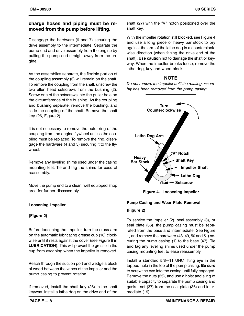 Gorman-Rupp Pumps 84A2-F3L 1348524 and up User Manual | Page 28 / 37