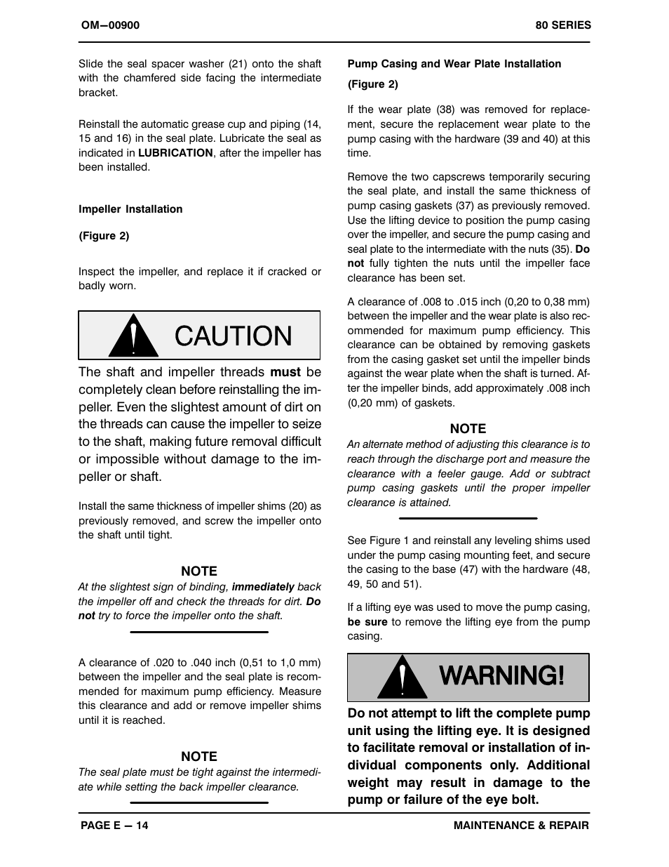 Gorman-Rupp Pumps 84A2-F3L 1348524 and up User Manual | Page 34 / 37