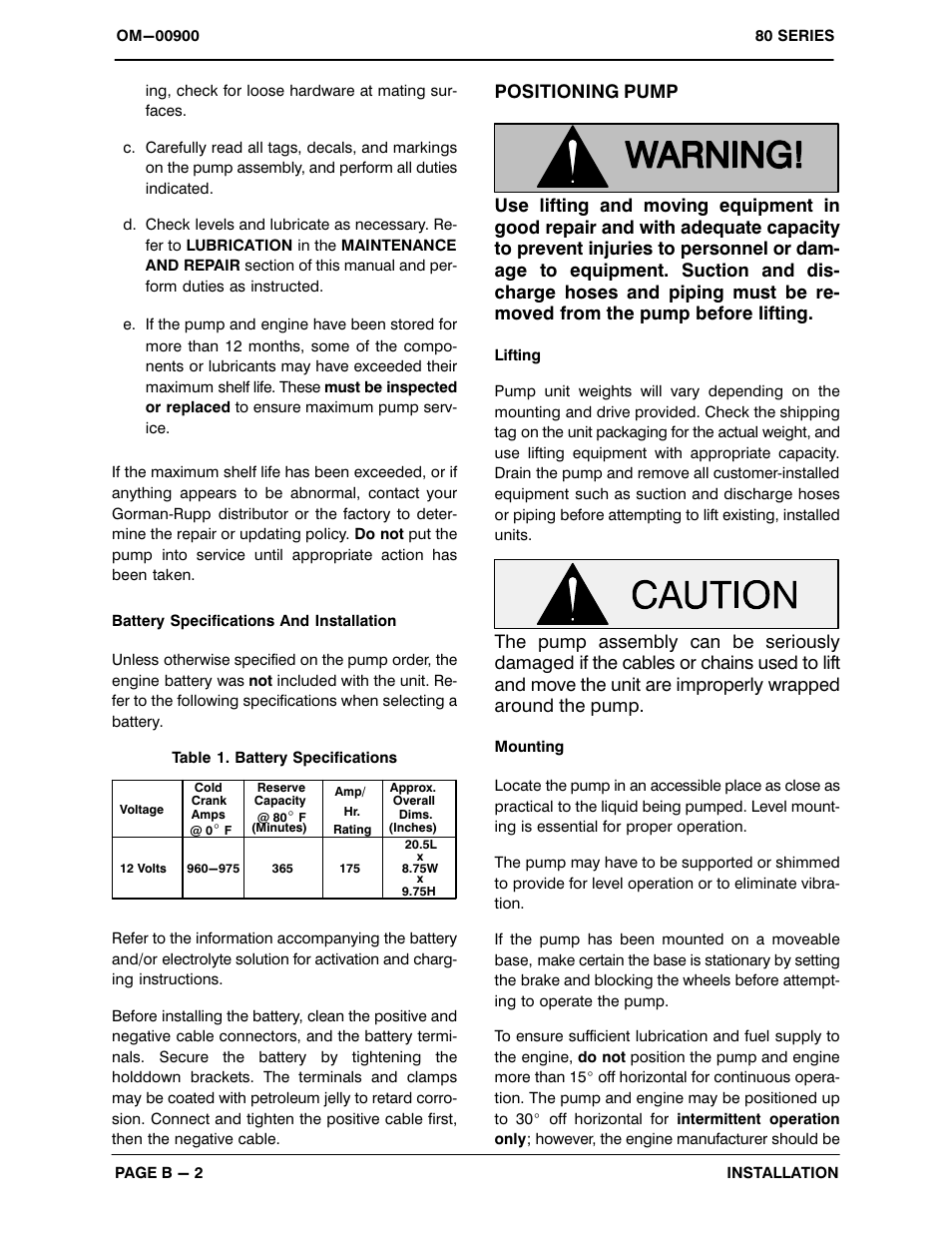 Gorman-Rupp Pumps 84A2-F3L 1348524 and up User Manual | Page 9 / 37