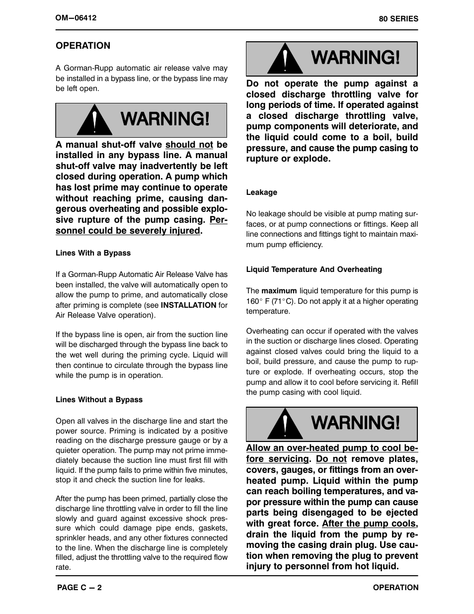 Gorman-Rupp Pumps 84A2-4024H 1488564 and up User Manual | Page 13 / 36