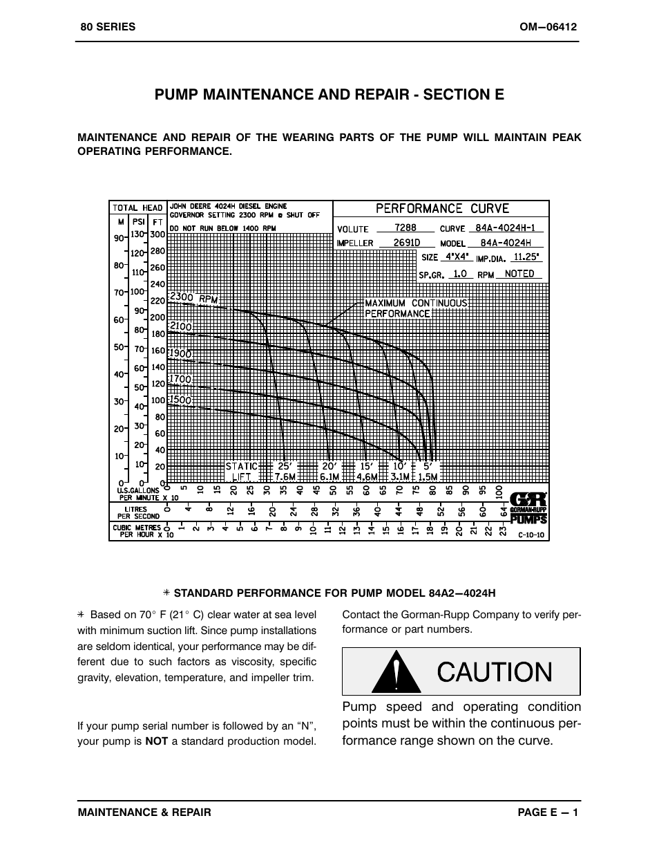 Gorman-Rupp Pumps 84A2-4024H 1488564 and up User Manual | Page 20 / 36