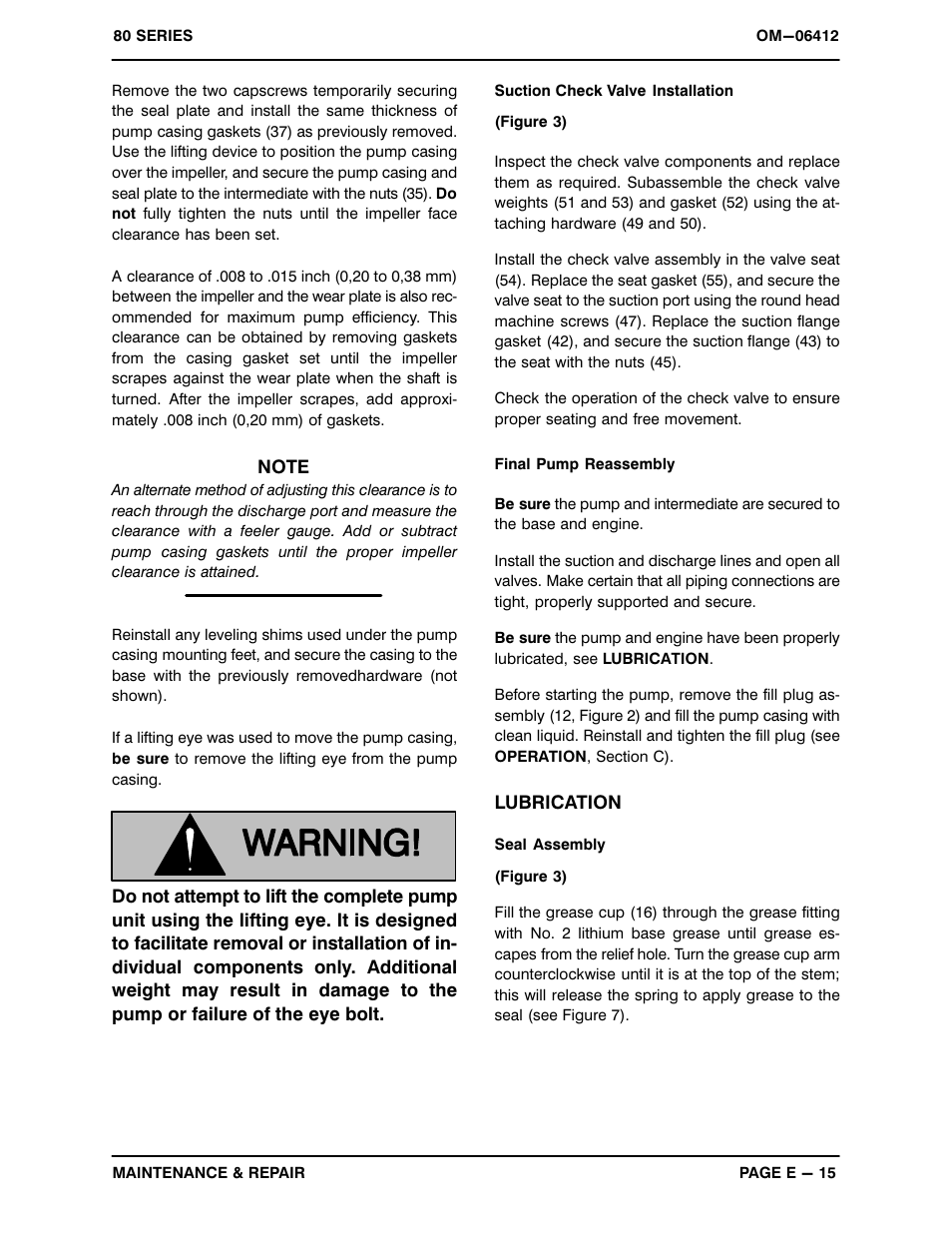 Gorman-Rupp Pumps 84A2-4024H 1488564 and up User Manual | Page 34 / 36