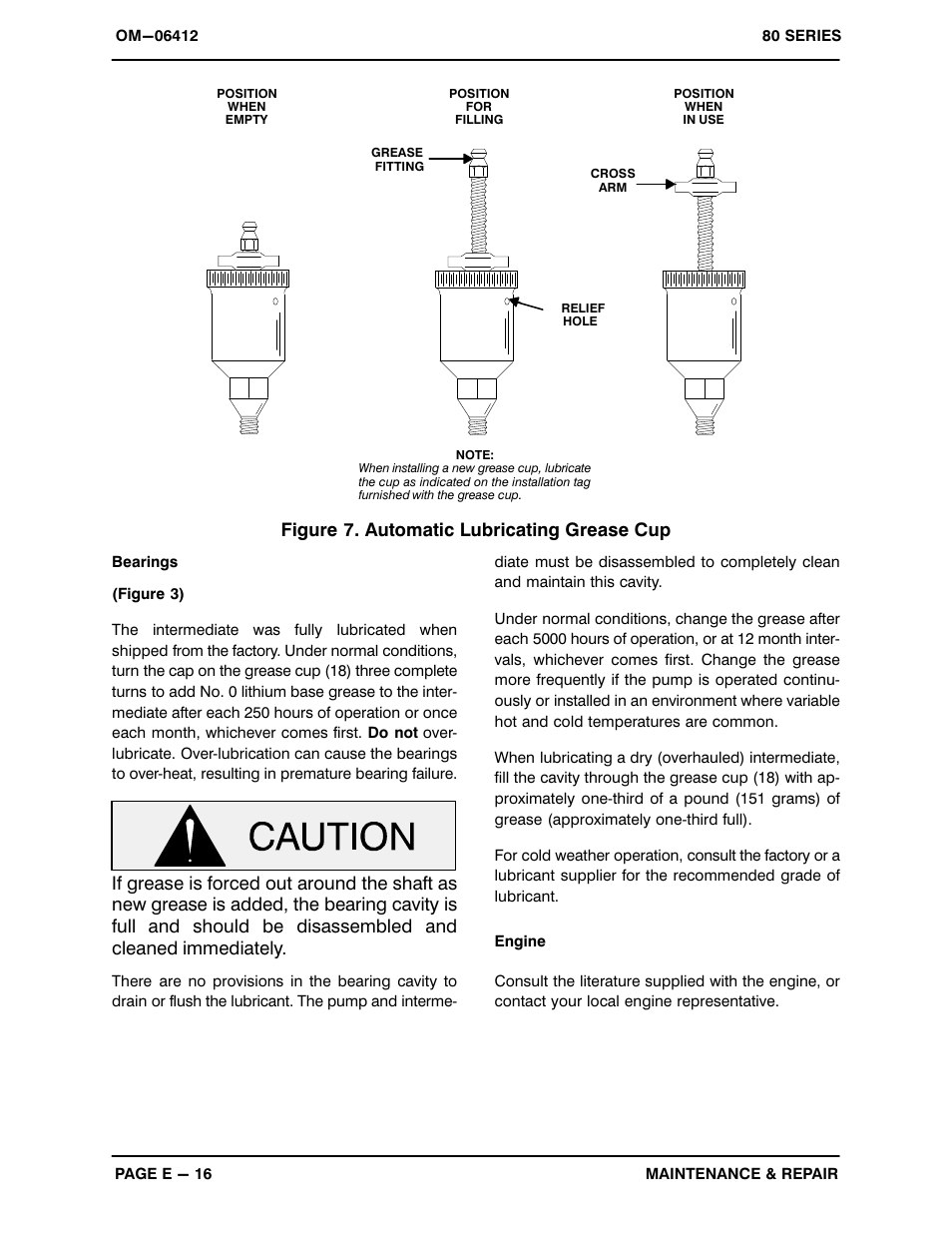 Figure 7. automatic lubricating grease cup | Gorman-Rupp Pumps 84A2-4024H 1488564 and up User Manual | Page 35 / 36