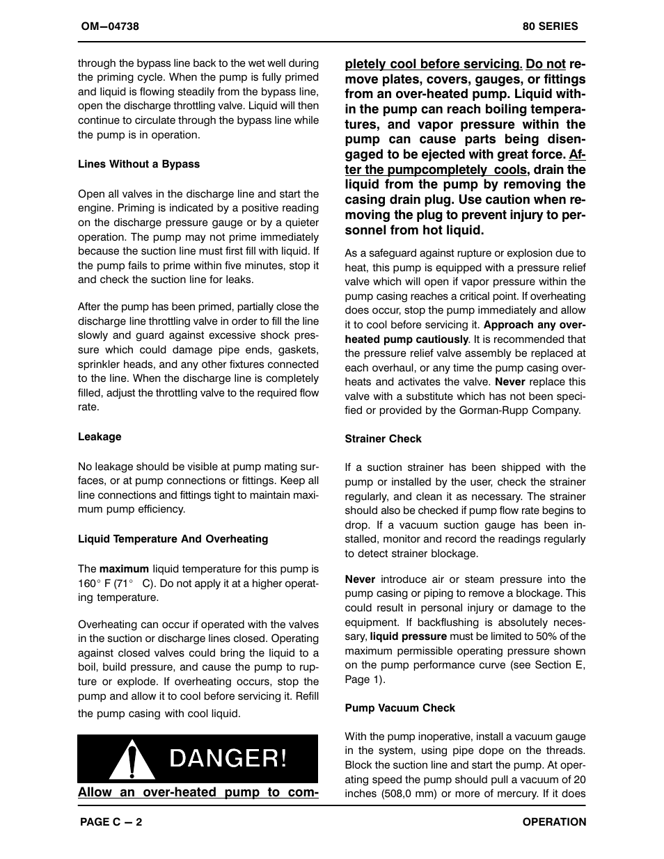 Gorman-Rupp Pumps 83B52-GX390 1324570 and up User Manual | Page 14 / 29