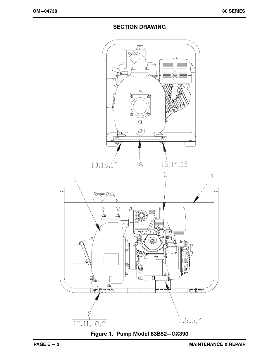 Gorman-Rupp Pumps 83B52-GX390 1324570 and up User Manual | Page 20 / 29