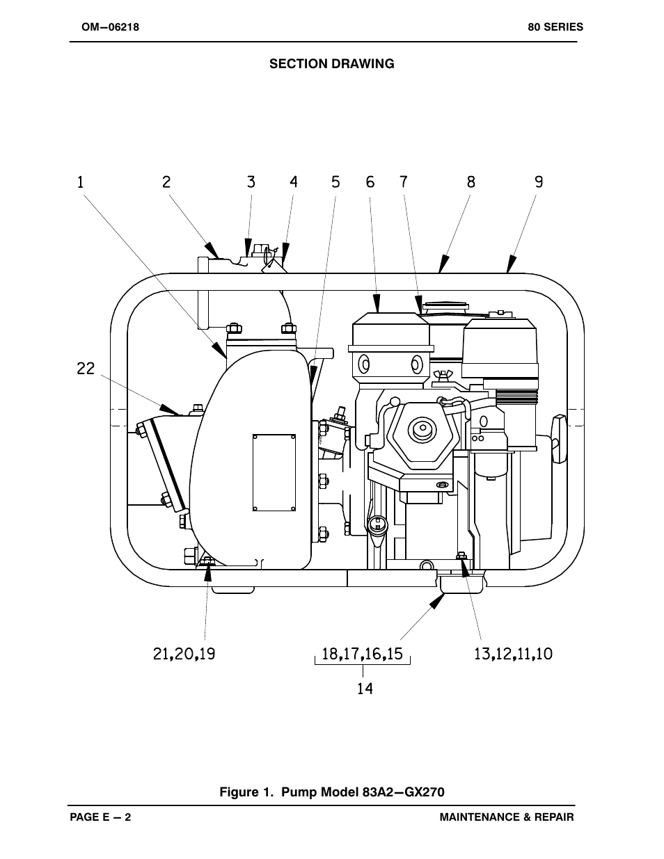 Gorman-Rupp Pumps 83A2-GX270 1423221 and up User Manual | Page 20 / 29