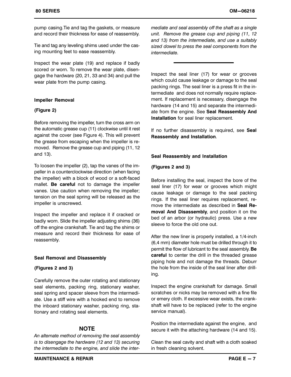 Gorman-Rupp Pumps 83A2-GX270 1423221 and up User Manual | Page 25 / 29