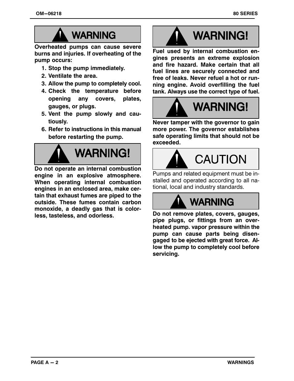 Gorman-Rupp Pumps 83A2-GX270 1423221 and up User Manual | Page 7 / 29