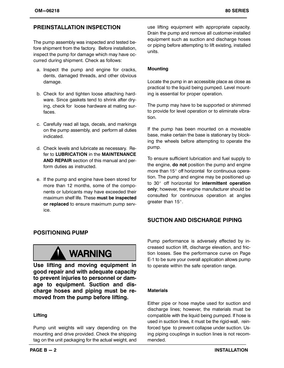 Gorman-Rupp Pumps 83A2-GX270 1423221 and up User Manual | Page 9 / 29