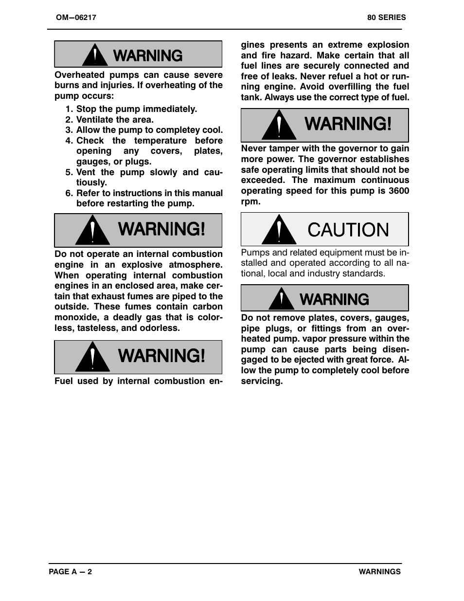 Gorman-Rupp Pumps 82E2-GX270 1451696 and up User Manual | Page 7 / 29