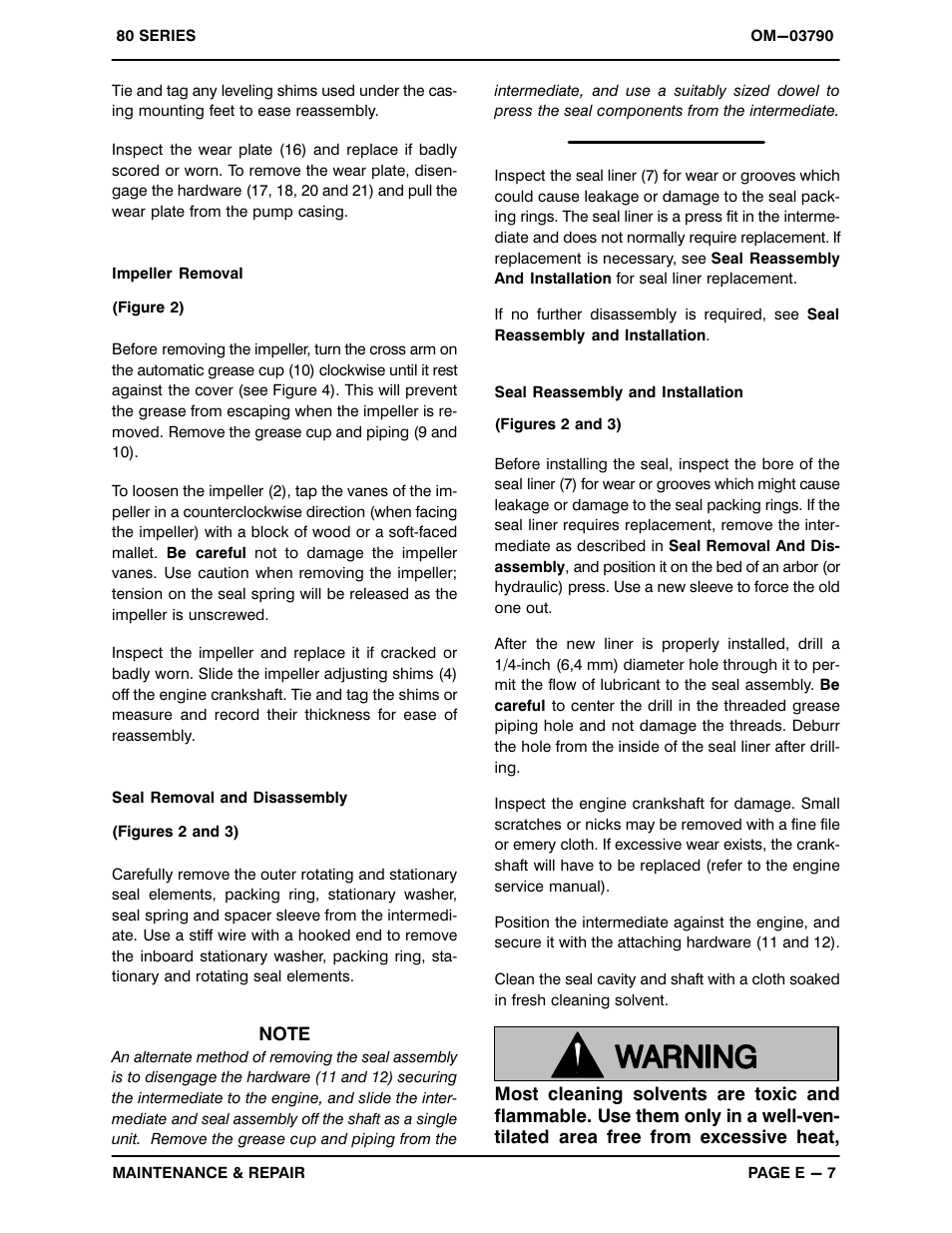 Gorman-Rupp Pumps 82D-GX160 987917 and up User Manual | Page 25 / 29