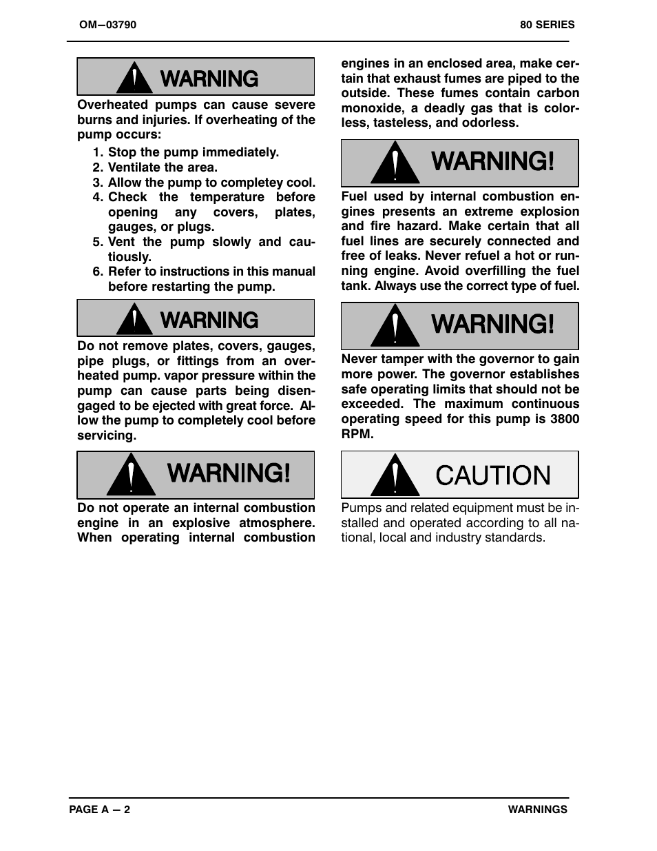 Gorman-Rupp Pumps 82D-GX160 987917 and up User Manual | Page 7 / 29