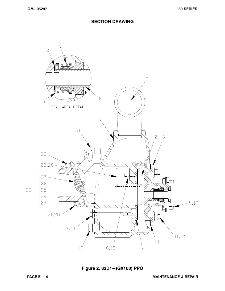 Gorman-Rupp Pumps 82D1-GX160 1257391 and up User Manual | Page 21 / 27