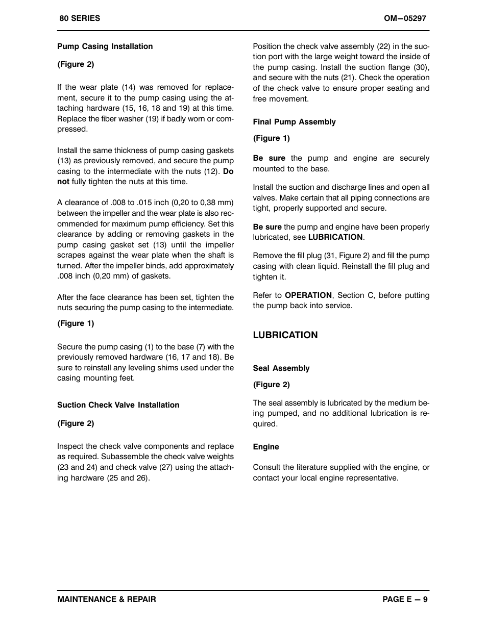 Gorman-Rupp Pumps 82D1-GX160 1257391 and up User Manual | Page 26 / 27