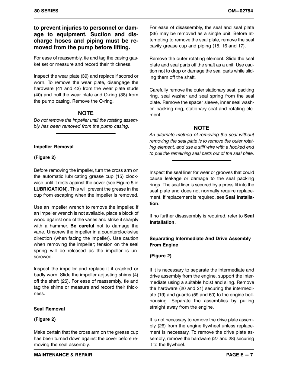 Gorman-Rupp Pumps 810A2-F6L All serial numbers User Manual | Page 26 / 33