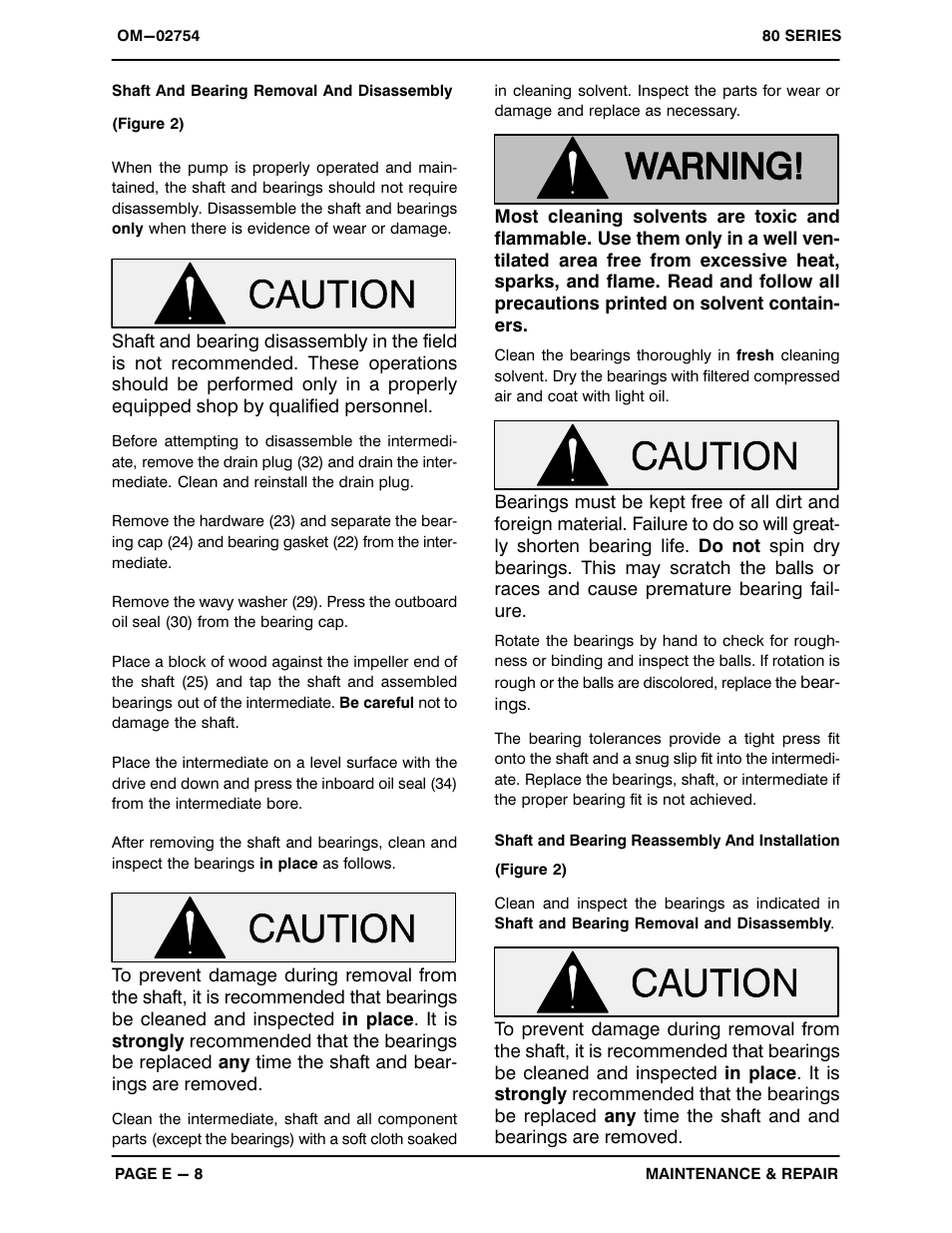 Gorman-Rupp Pumps 810A2-F6L All serial numbers User Manual | Page 27 / 33