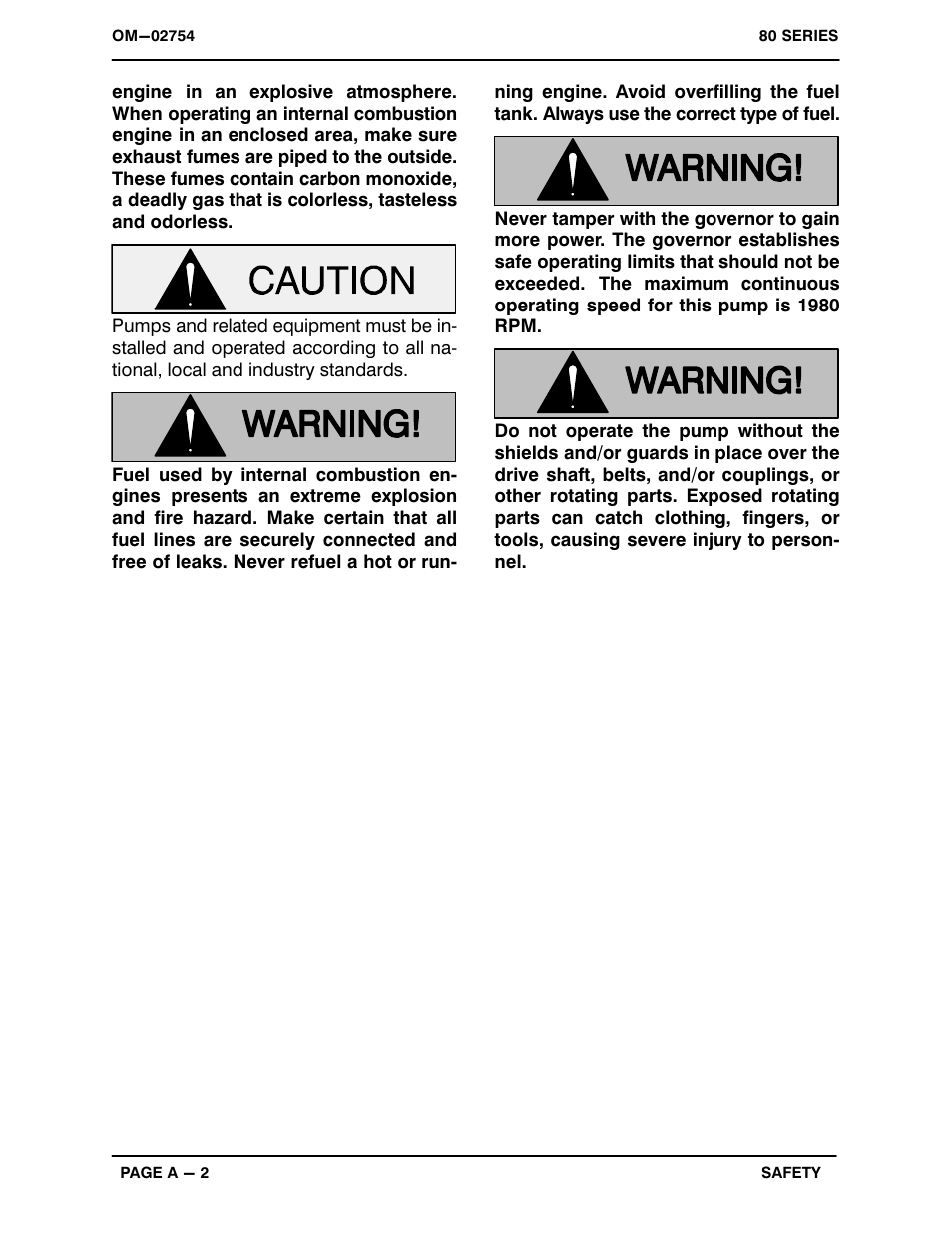 Gorman-Rupp Pumps 810A2-F6L All serial numbers User Manual | Page 7 / 33