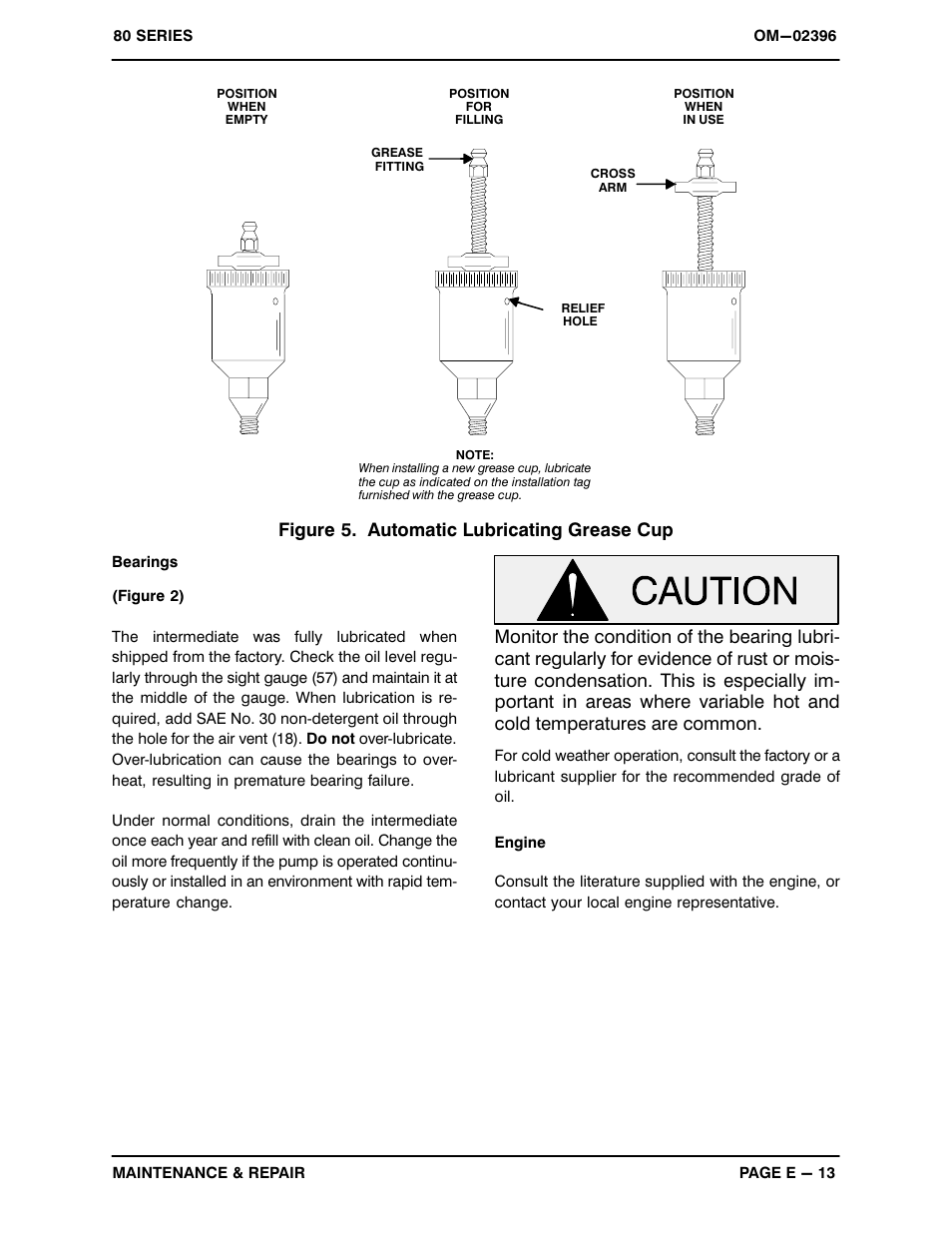 Figure 5. automatic lubricating grease cup | Gorman-Rupp Pumps 810A2-F5L 1322933 and up User Manual | Page 32 / 33