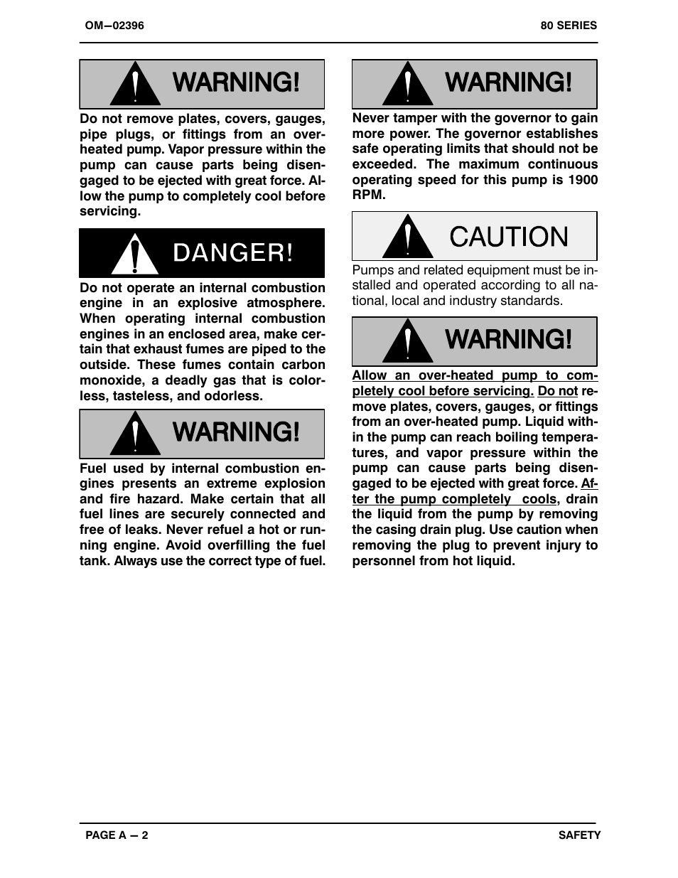 Gorman-Rupp Pumps 810A2-F5L 1322933 and up User Manual | Page 7 / 33