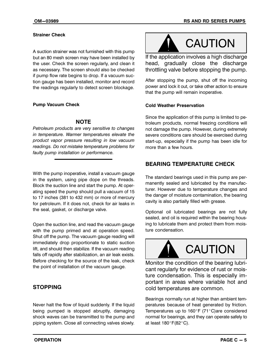 Gorman-Rupp Pumps RD2A31-BAR All serial numbers User Manual | Page 19 / 21