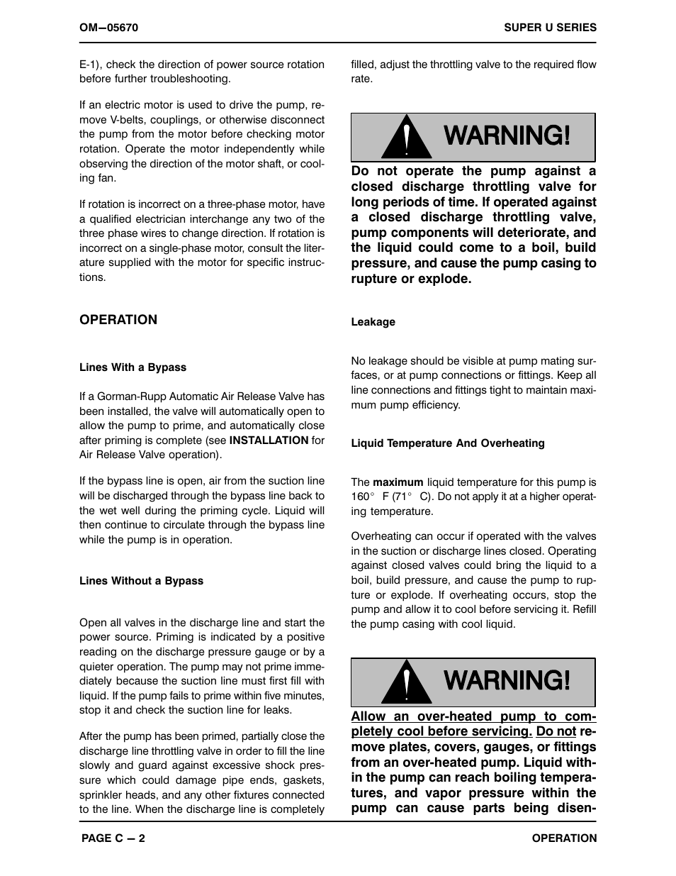 Gorman-Rupp Pumps U6B65S-B 1289655 and up User Manual | Page 17 / 40