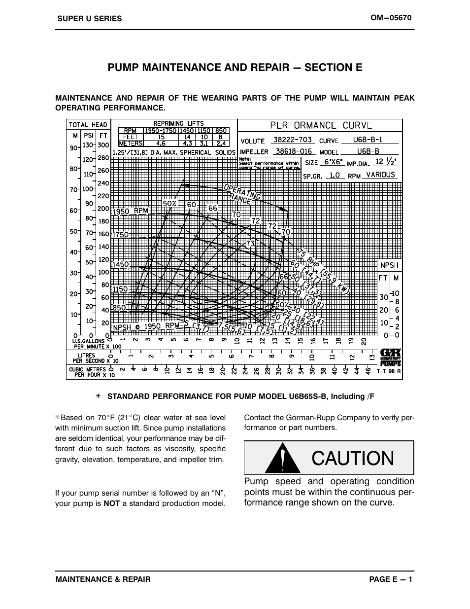 Gorman-Rupp Pumps U6B65S-B 1289655 and up User Manual | Page 24 / 40