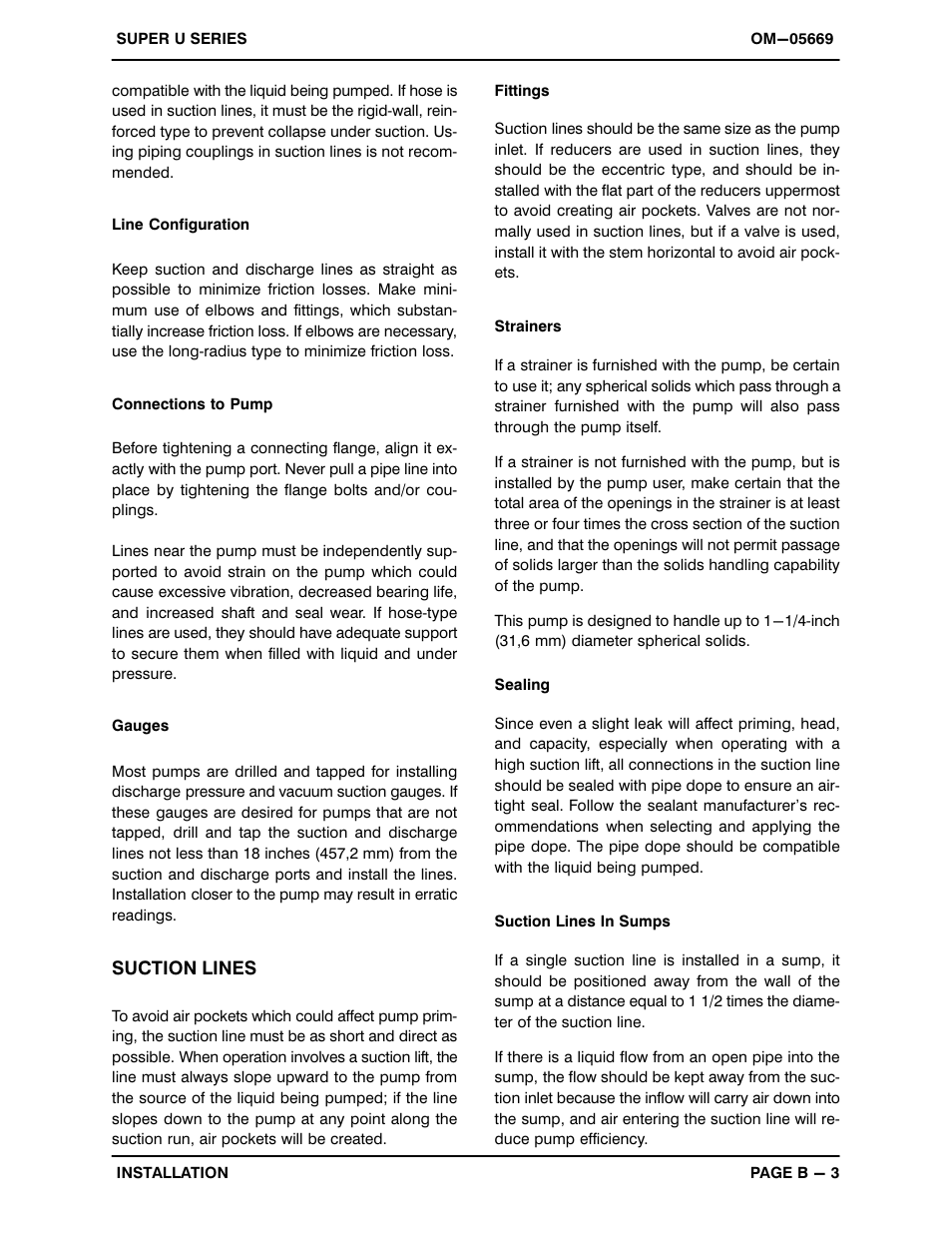 Gorman-Rupp Pumps U6B60S-B 1289612 and up User Manual | Page 10 / 41