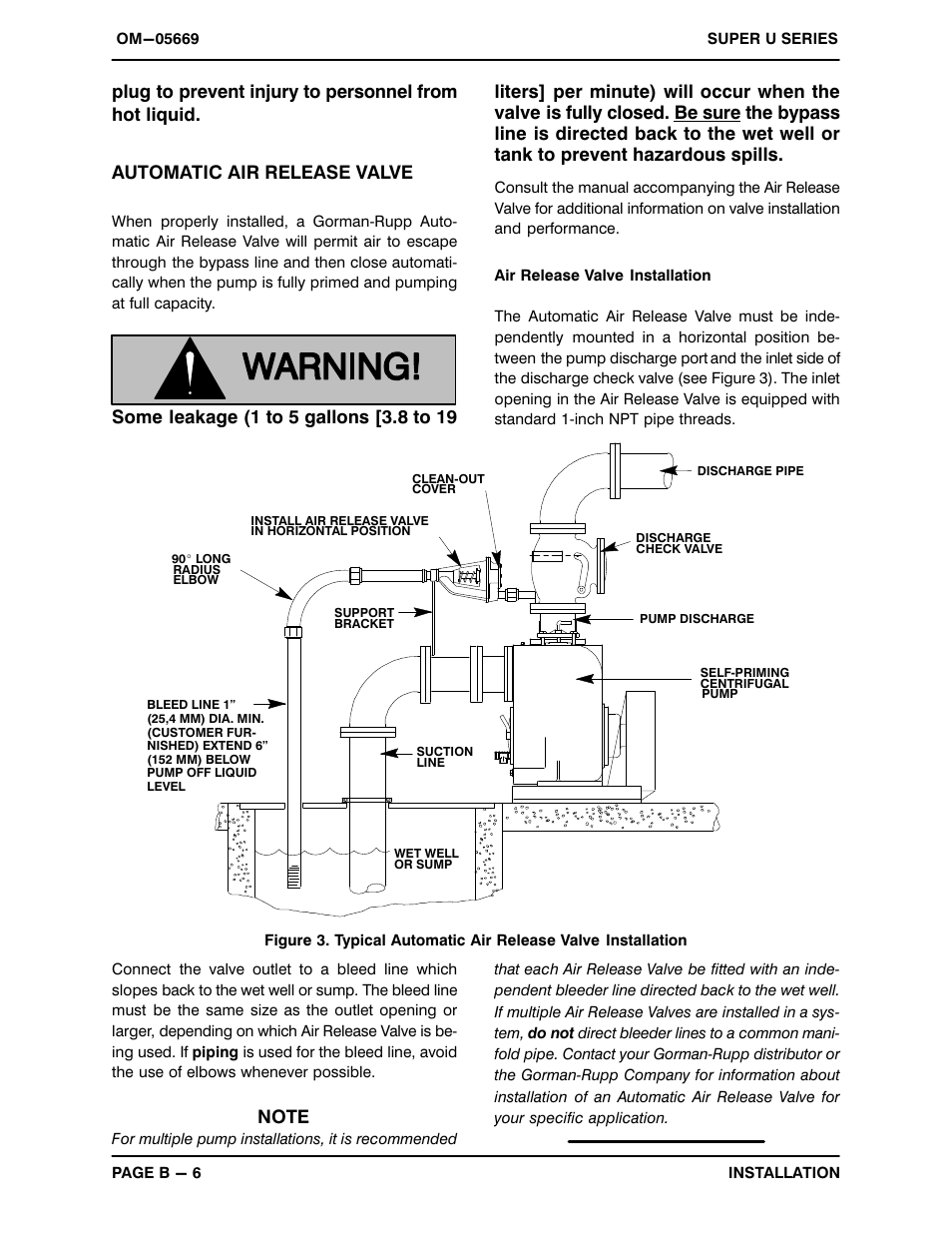 Gorman-Rupp Pumps U6B60S-B 1289612 and up User Manual | Page 13 / 41