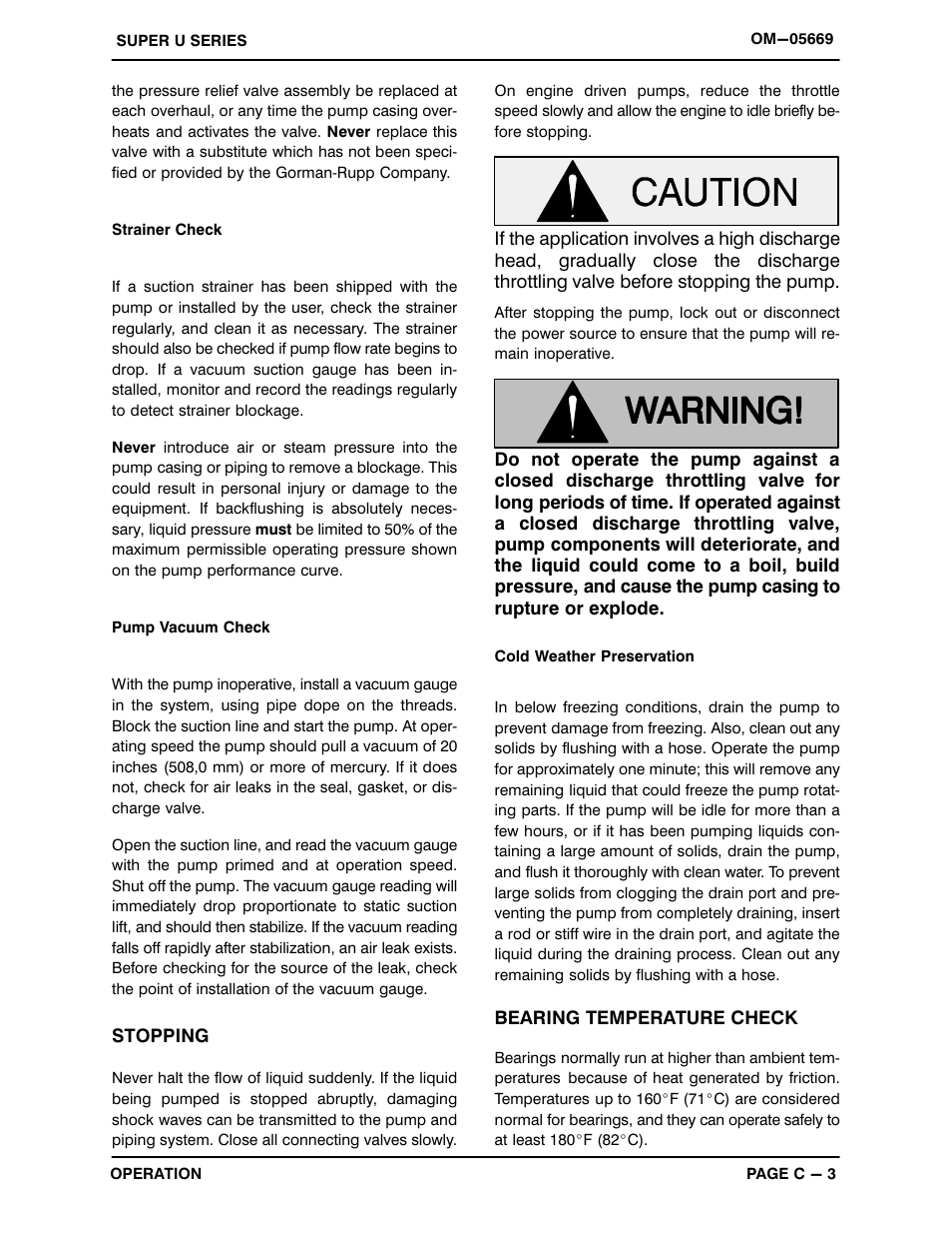 Gorman-Rupp Pumps U6B60S-B 1289612 and up User Manual | Page 18 / 41