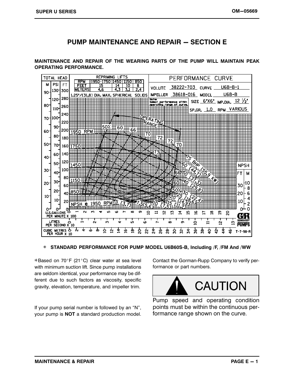 Gorman-Rupp Pumps U6B60S-B 1289612 and up User Manual | Page 24 / 41