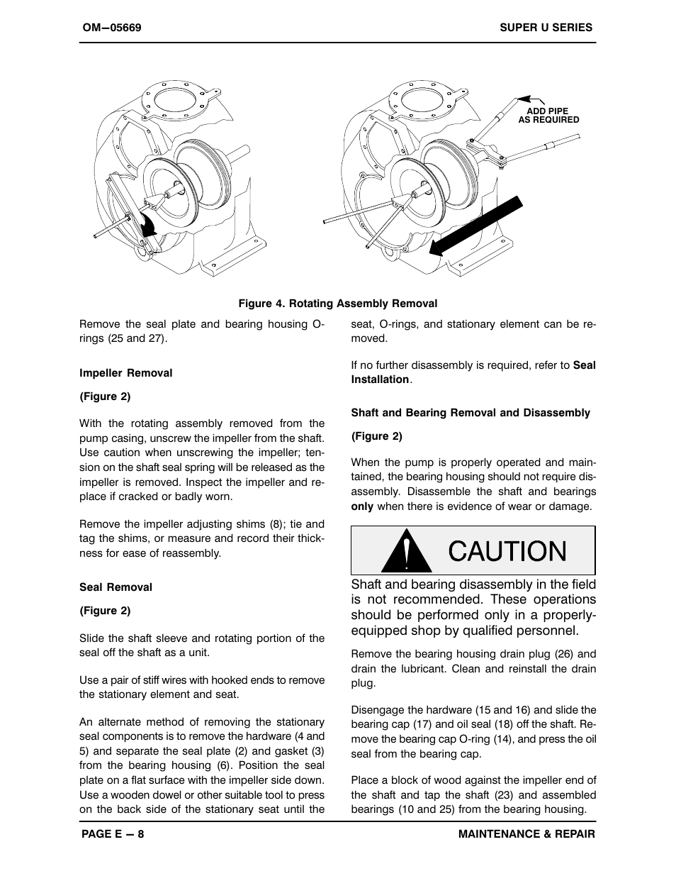 Gorman-Rupp Pumps U6B60S-B 1289612 and up User Manual | Page 31 / 41