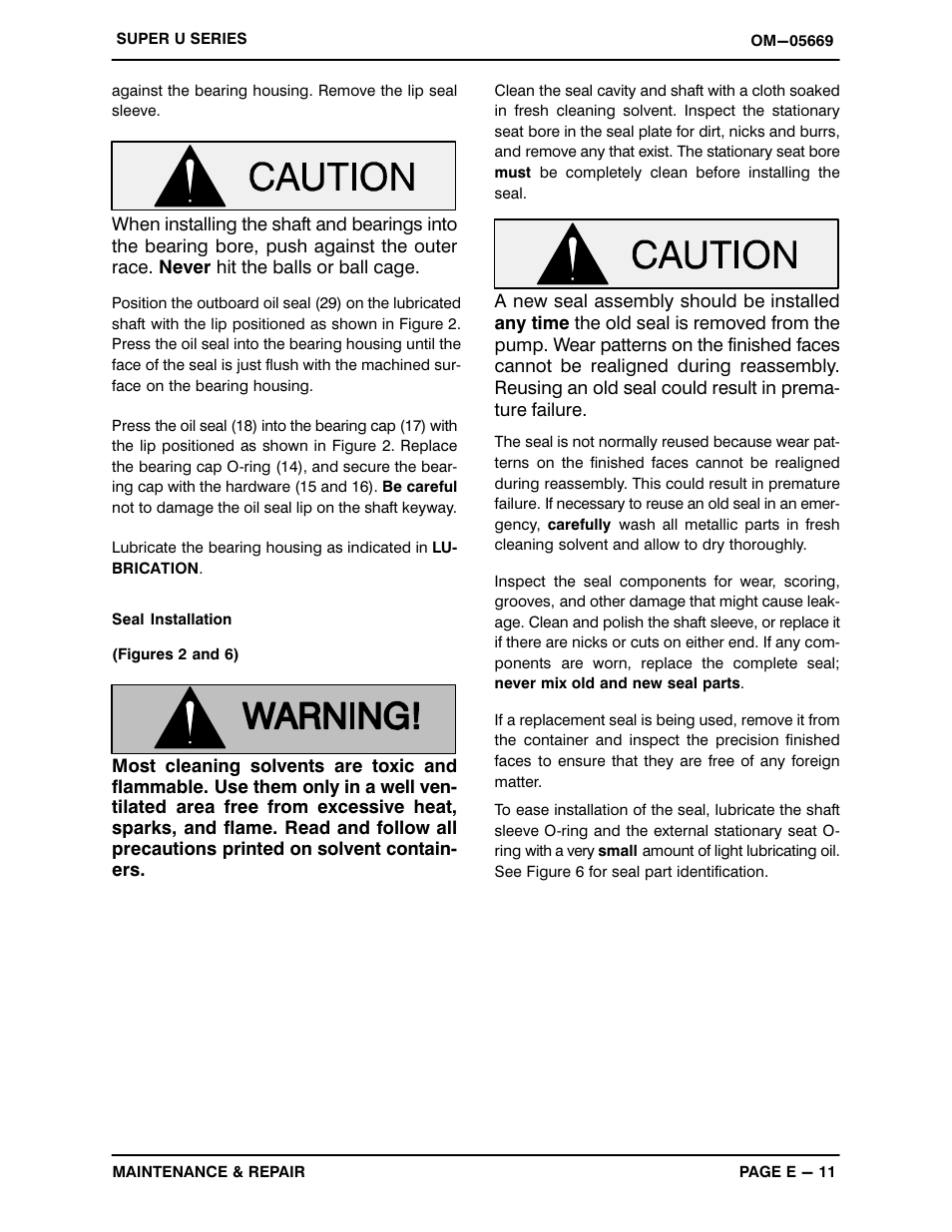 Gorman-Rupp Pumps U6B60S-B 1289612 and up User Manual | Page 34 / 41