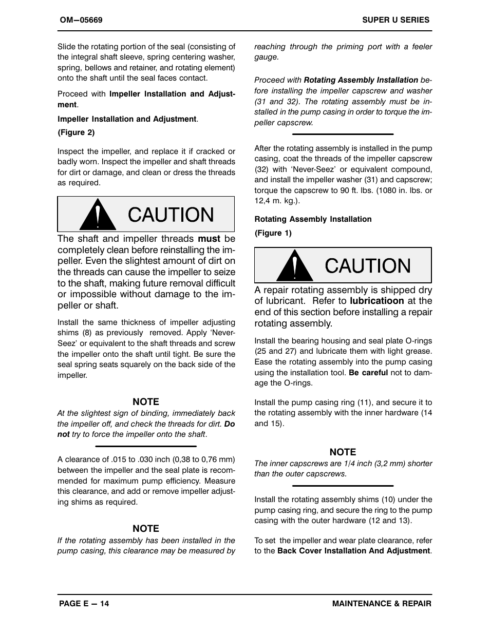 Gorman-Rupp Pumps U6B60S-B 1289612 and up User Manual | Page 37 / 41