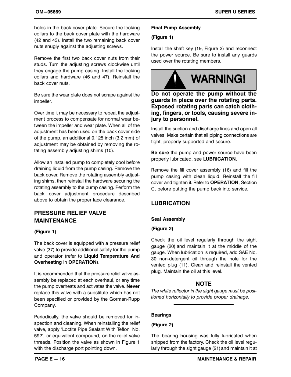 Gorman-Rupp Pumps U6B60S-B 1289612 and up User Manual | Page 39 / 41