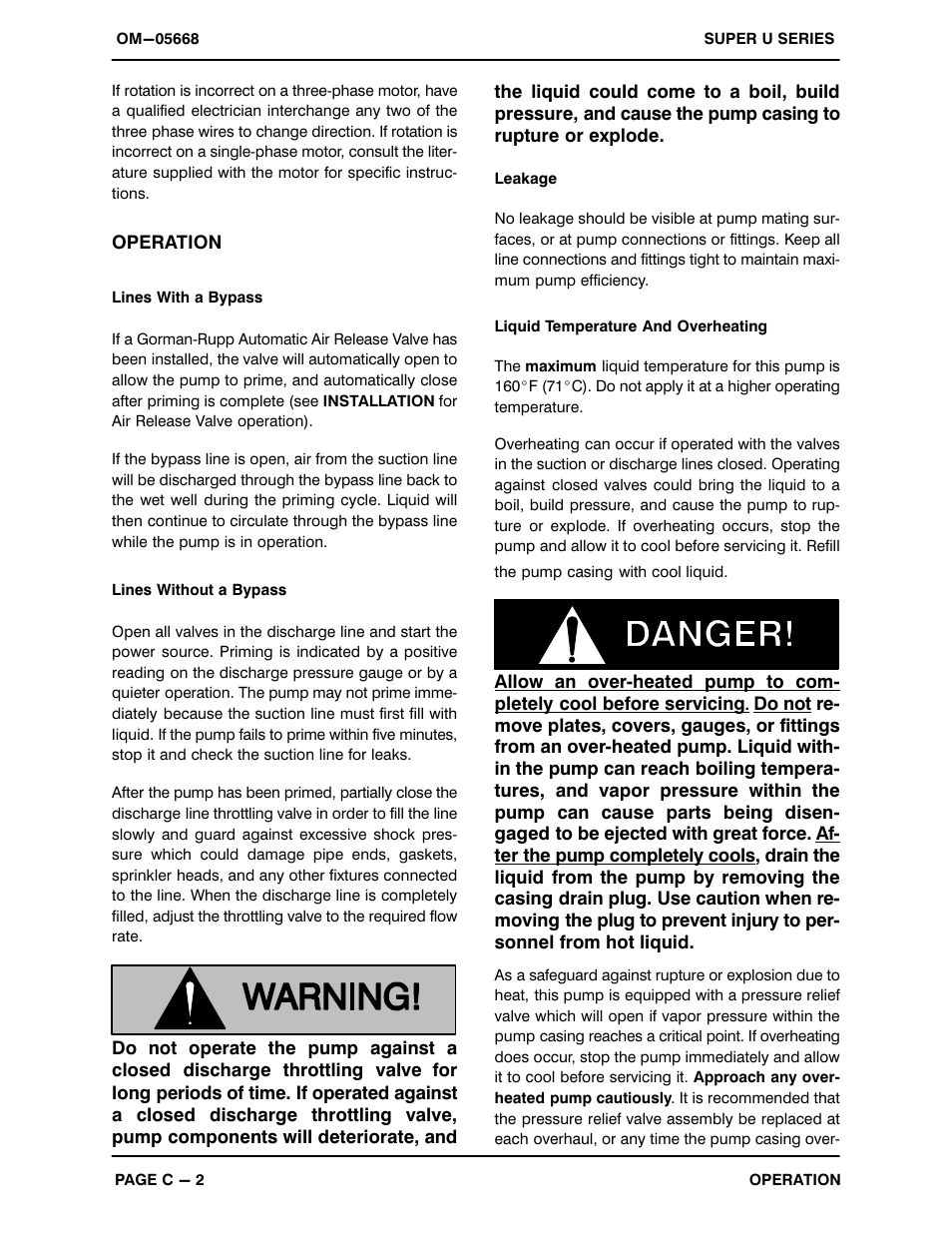 Gorman-Rupp Pumps U6A60S-B 1289665 and up User Manual | Page 17 / 41