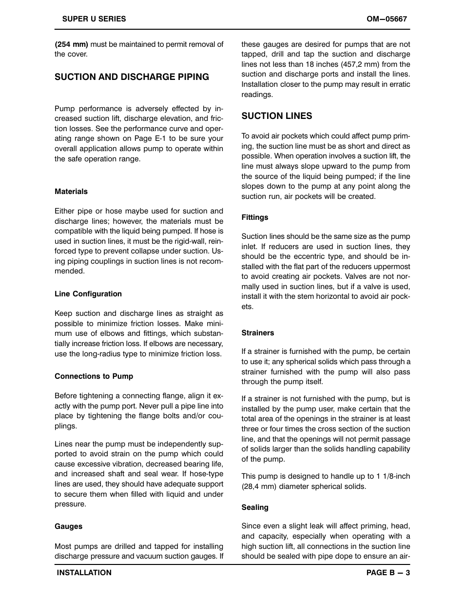 Gorman-Rupp Pumps U4B65S-B 1298951 and up User Manual | Page 10 / 39