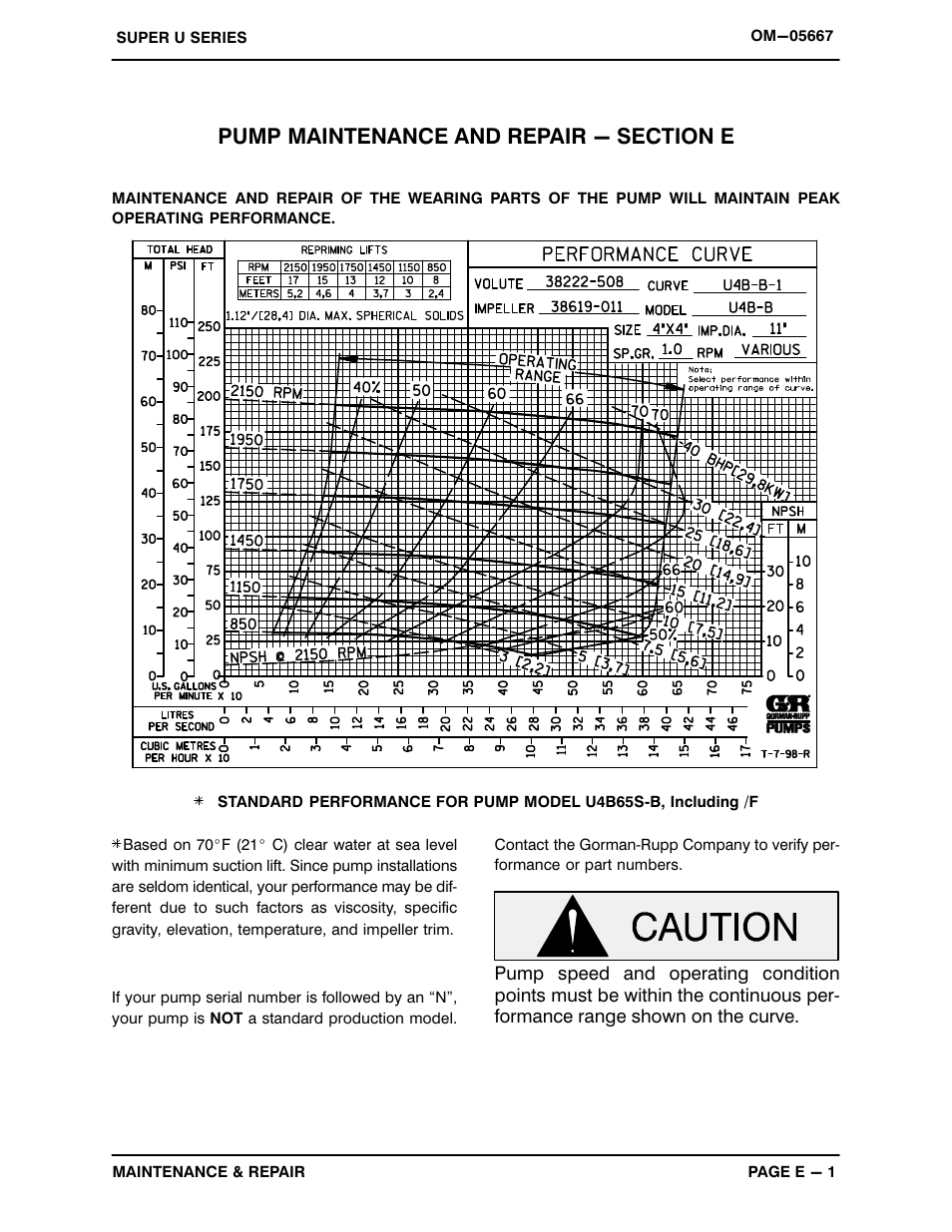 Gorman-Rupp Pumps U4B65S-B 1298951 and up User Manual | Page 25 / 39