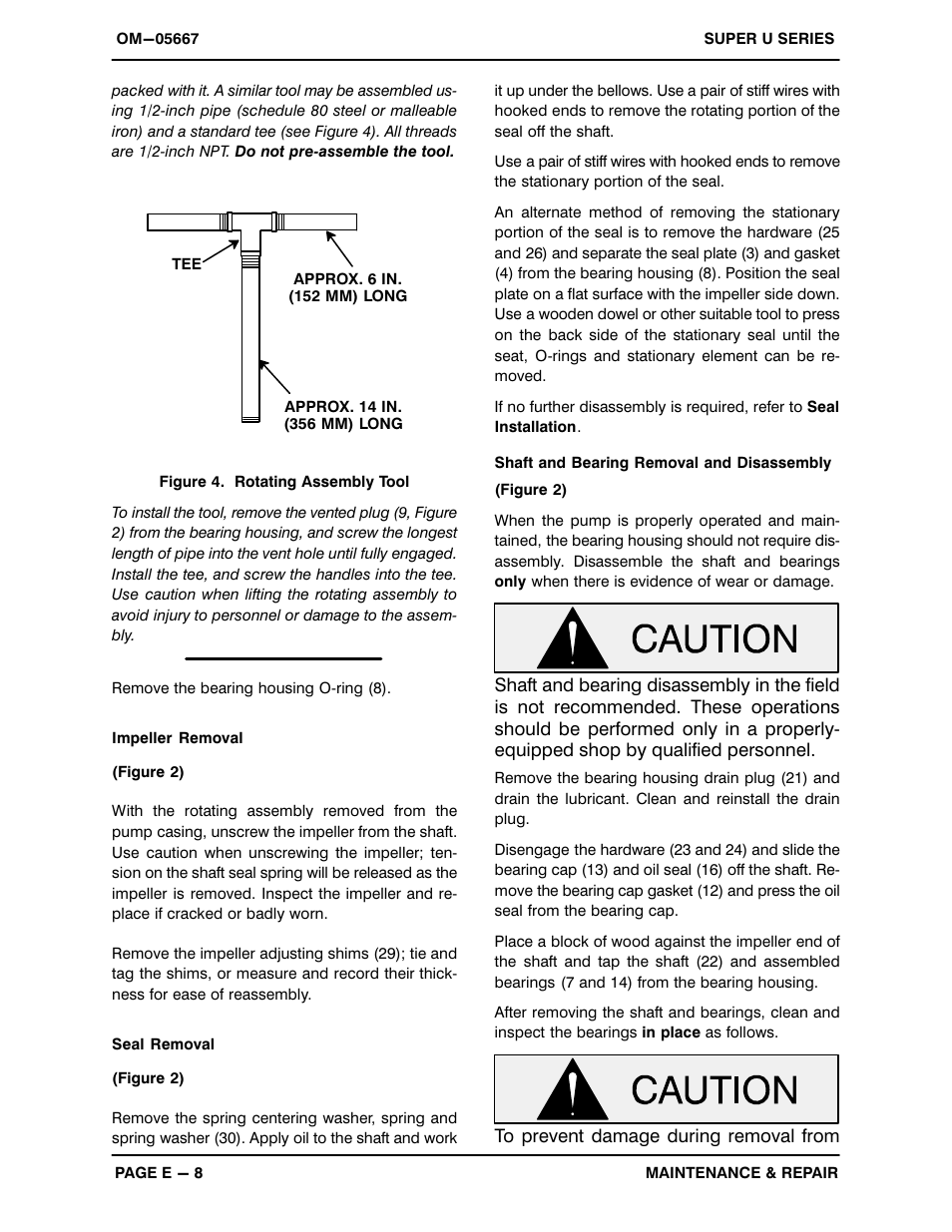 Gorman-Rupp Pumps U4B65S-B 1298951 and up User Manual | Page 32 / 39