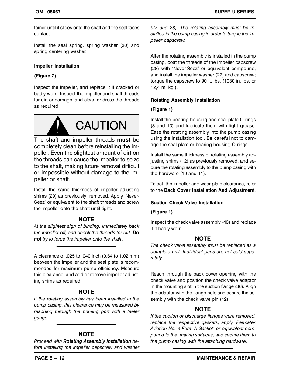 Gorman-Rupp Pumps U4B65S-B 1298951 and up User Manual | Page 36 / 39