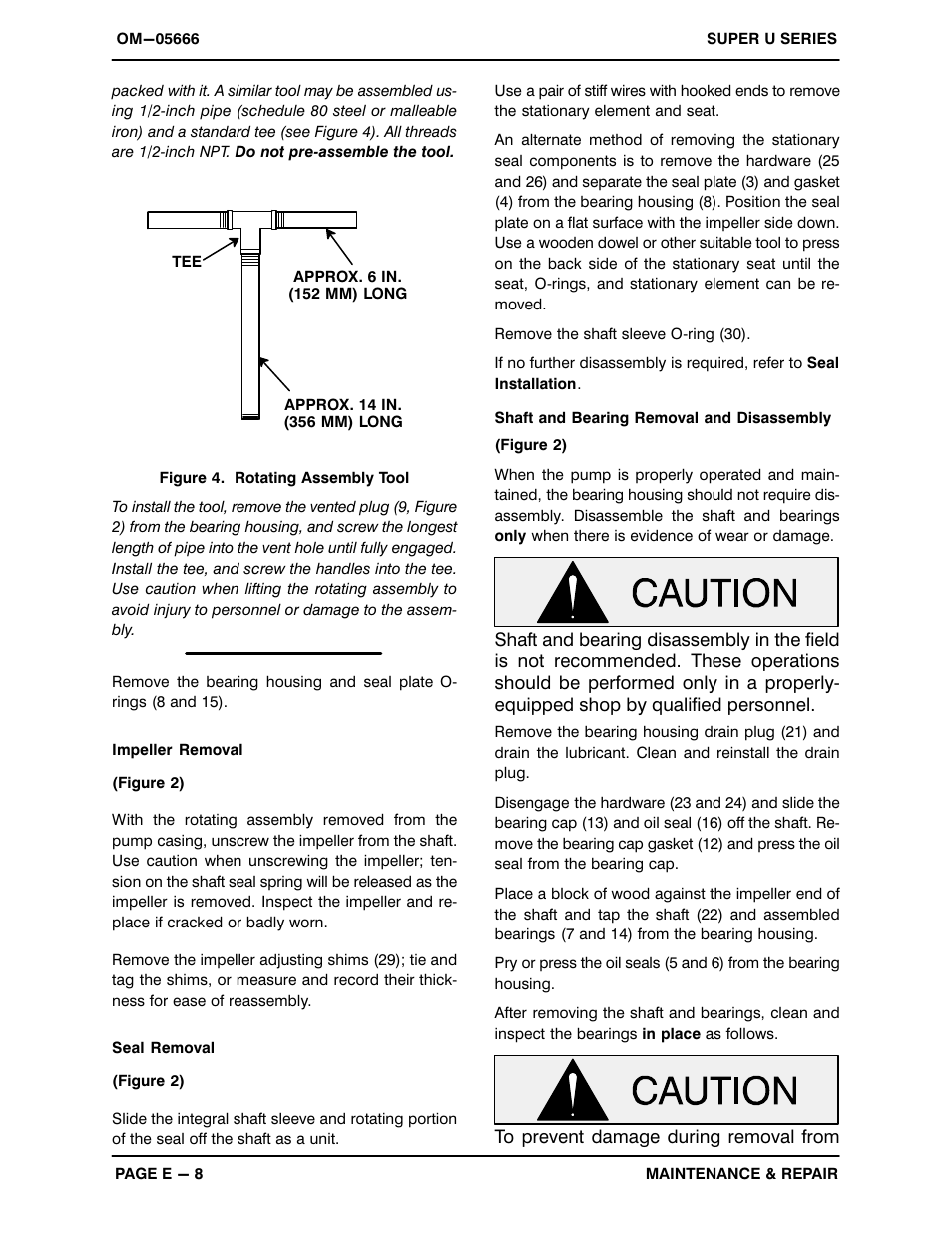 Gorman-Rupp Pumps U4B60S-B 1289525 and up User Manual | Page 32 / 41