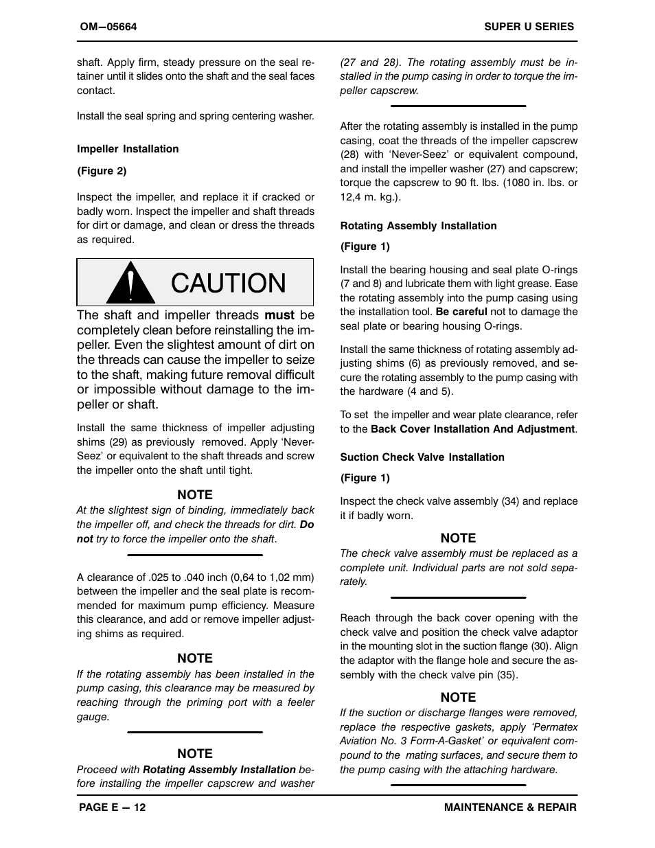 Gorman-Rupp Pumps U3B65S-B 1292028 and up User Manual | Page 36 / 40