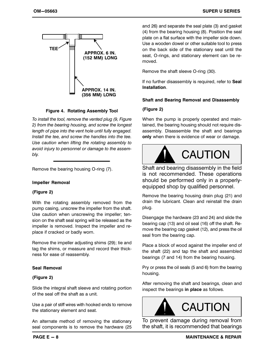 Gorman-Rupp Pumps U3B60S-B 1289509 and up User Manual | Page 31 / 40