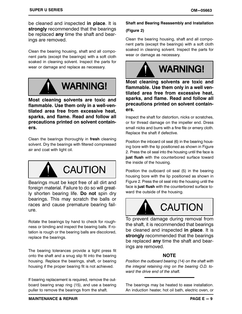 Gorman-Rupp Pumps U3B60S-B 1289509 and up User Manual | Page 32 / 40