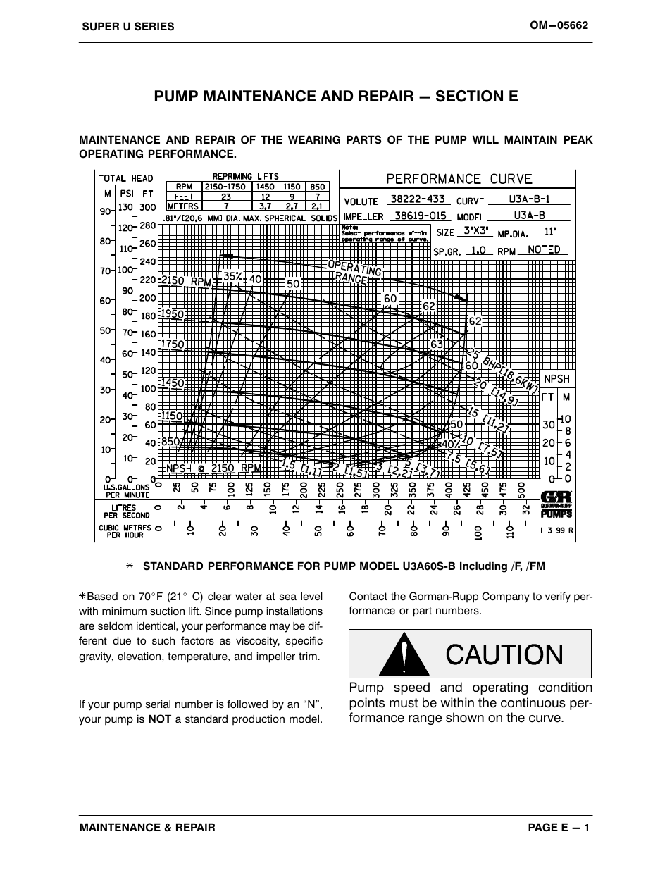 Gorman-Rupp Pumps U3A60S-B 1289513 and up User Manual | Page 24 / 40