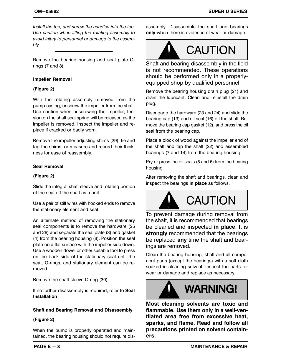 Gorman-Rupp Pumps U3A60S-B 1289513 and up User Manual | Page 31 / 40