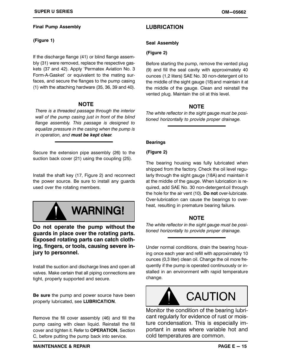 Gorman-Rupp Pumps U3A60S-B 1289513 and up User Manual | Page 38 / 40