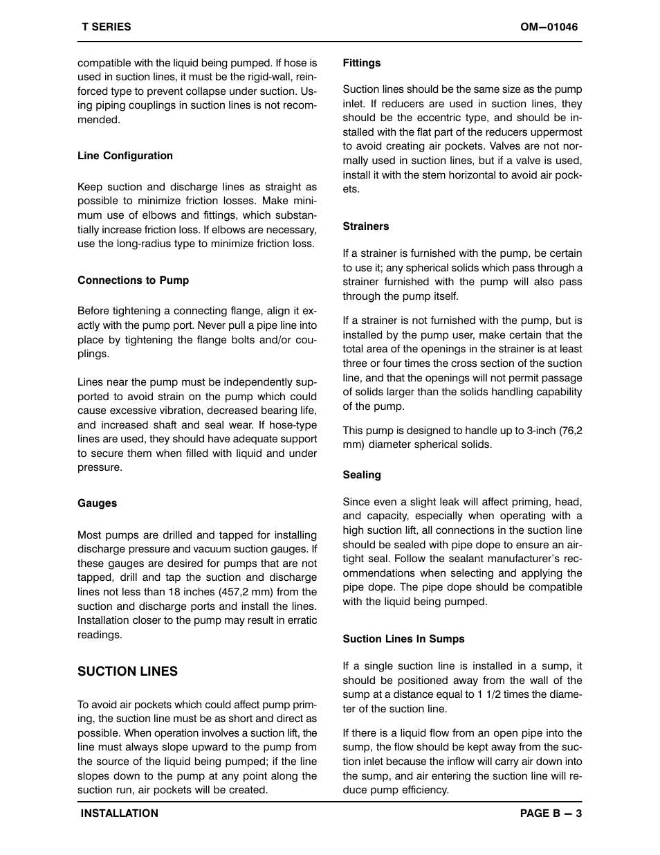 Gorman-Rupp Pumps T6A3-B /F,/FM User Manual | Page 10 / 39