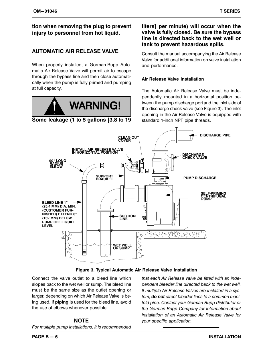 Gorman-Rupp Pumps T6A3-B /F,/FM User Manual | Page 13 / 39